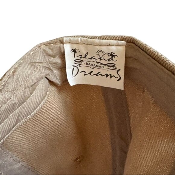 Island Dreams Bahamas Adjustable Adult Baseball Hat/Cap-Tan-One Size-NWT - Picture 5 of 6
